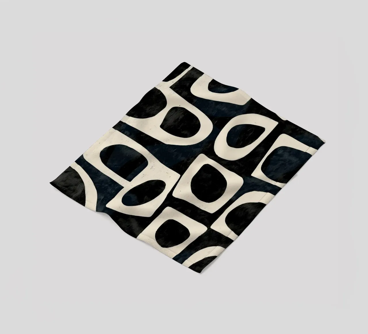 Shadowed Forms fleece blanket by Nadjaa