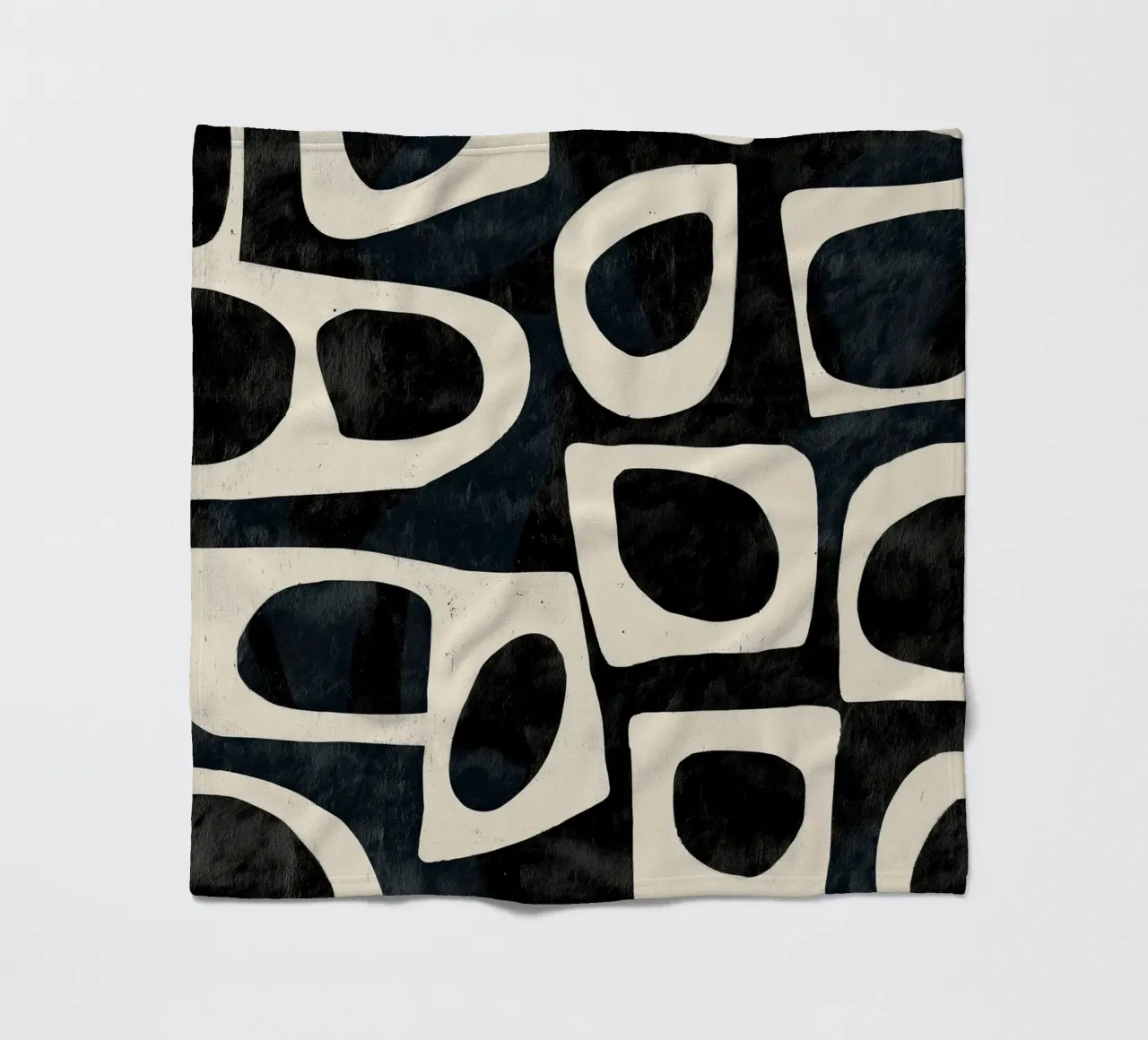 Shadowed Forms fleece blanket by Nadjaa