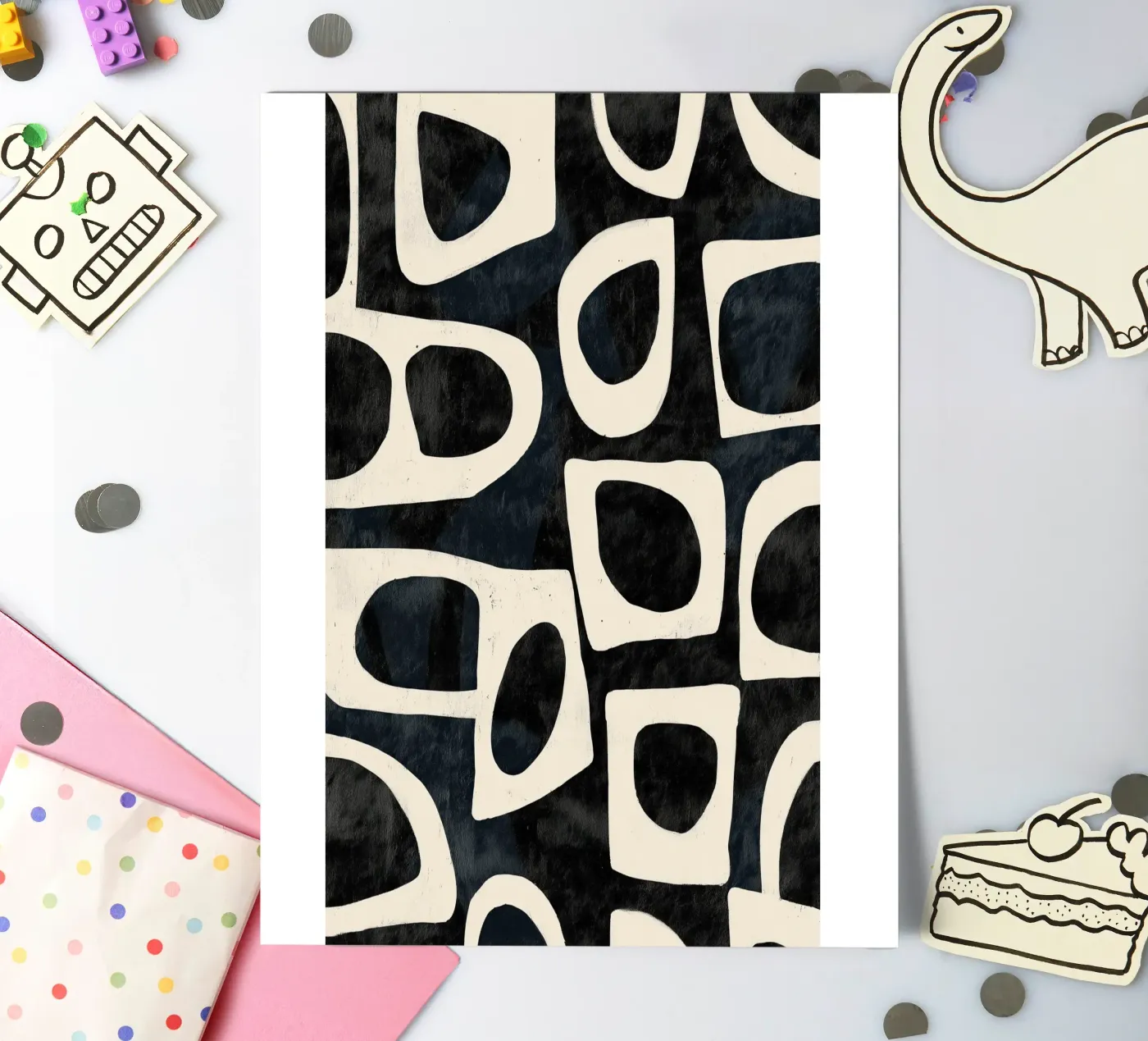 Shadowed Forms Stickerbogen von Nadjaa