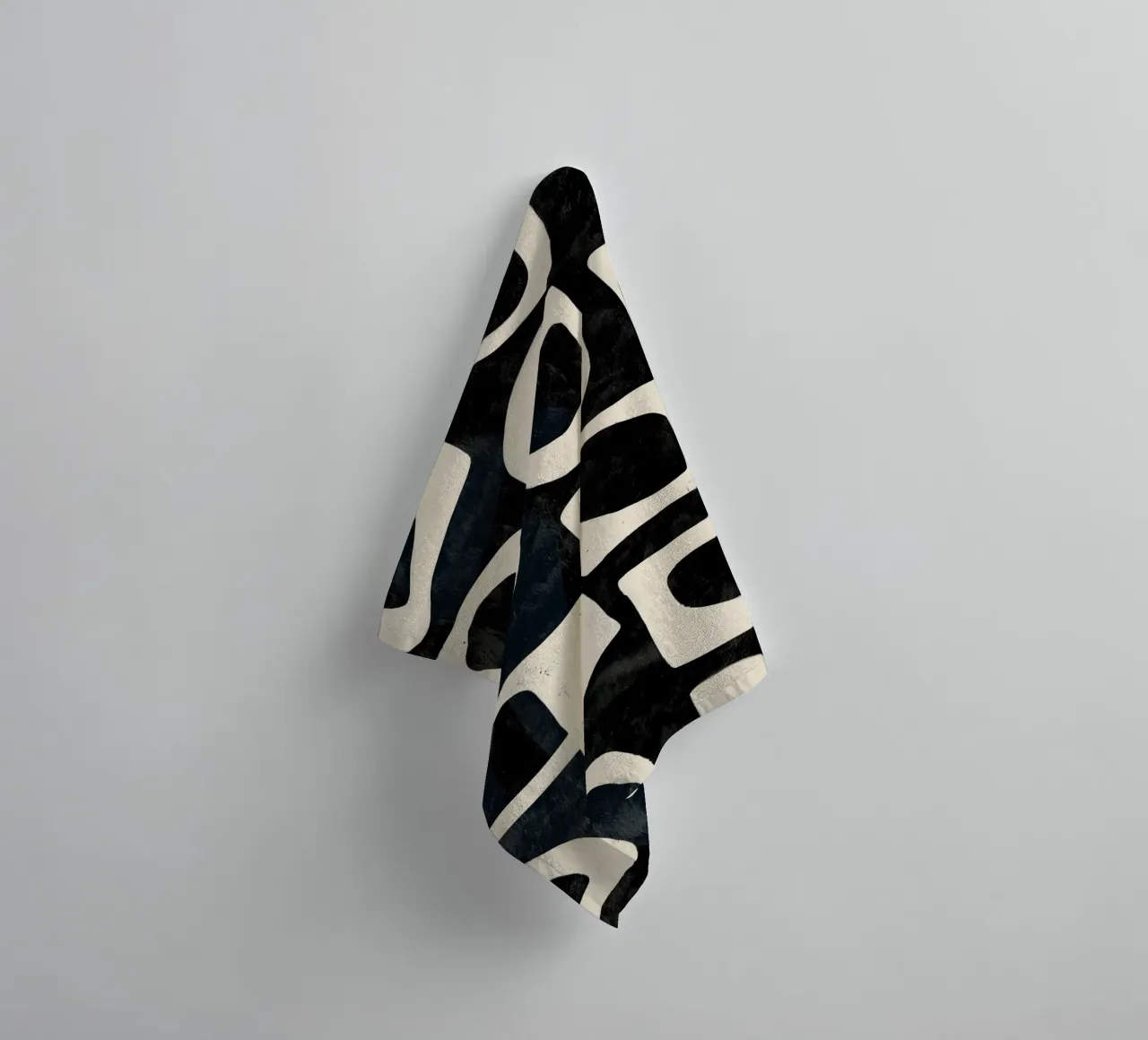 Shadowed Forms towel by Nadjaa