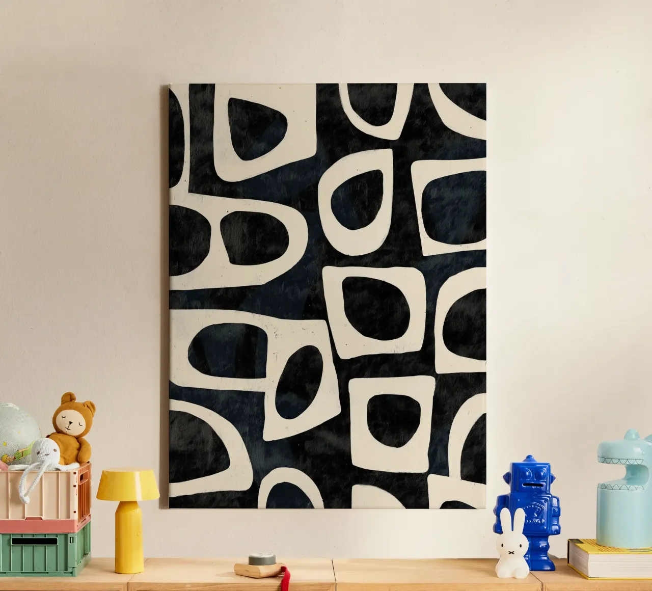 Shadowed Forms canvas by Nadjaa