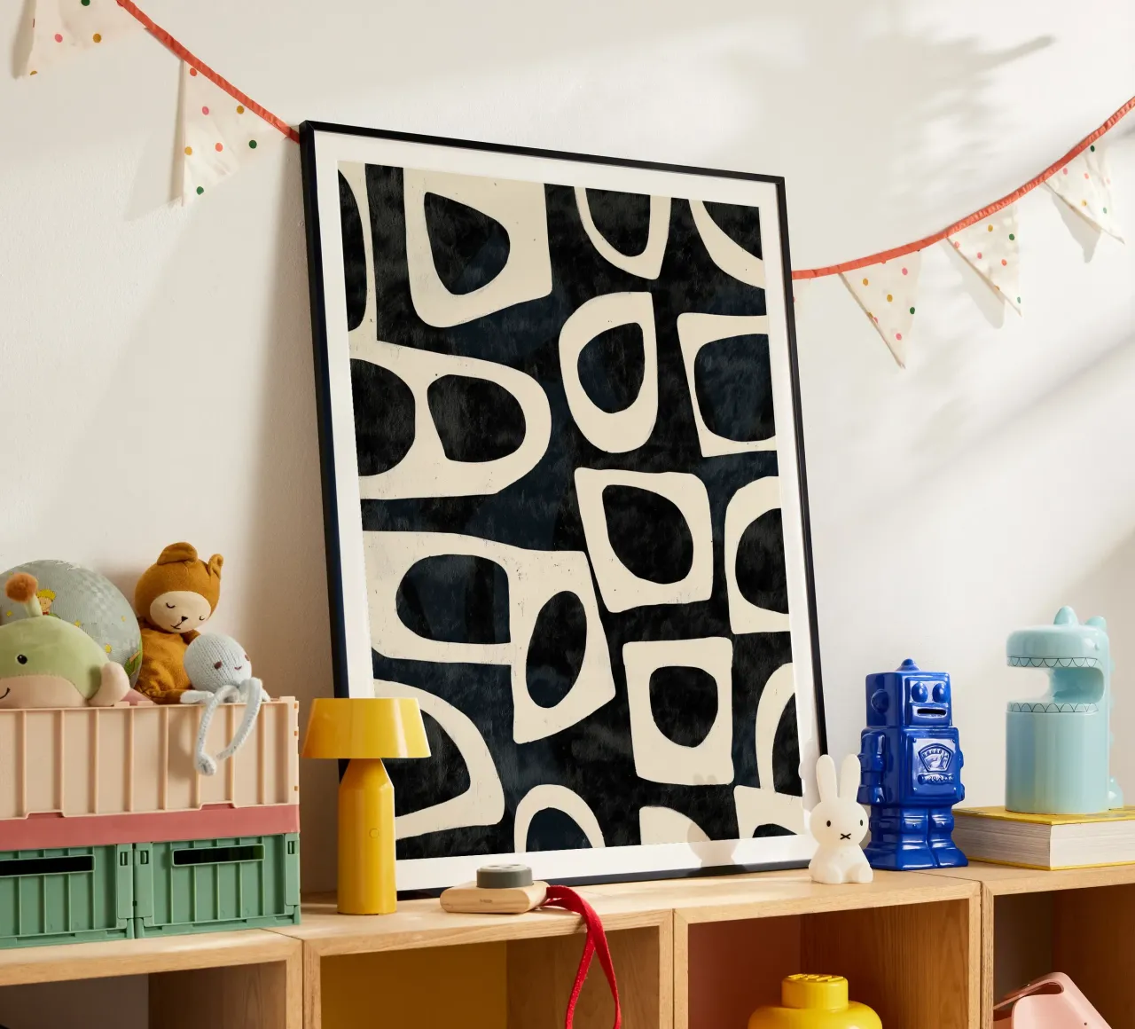 Shadowed Forms poster by Nadjaa