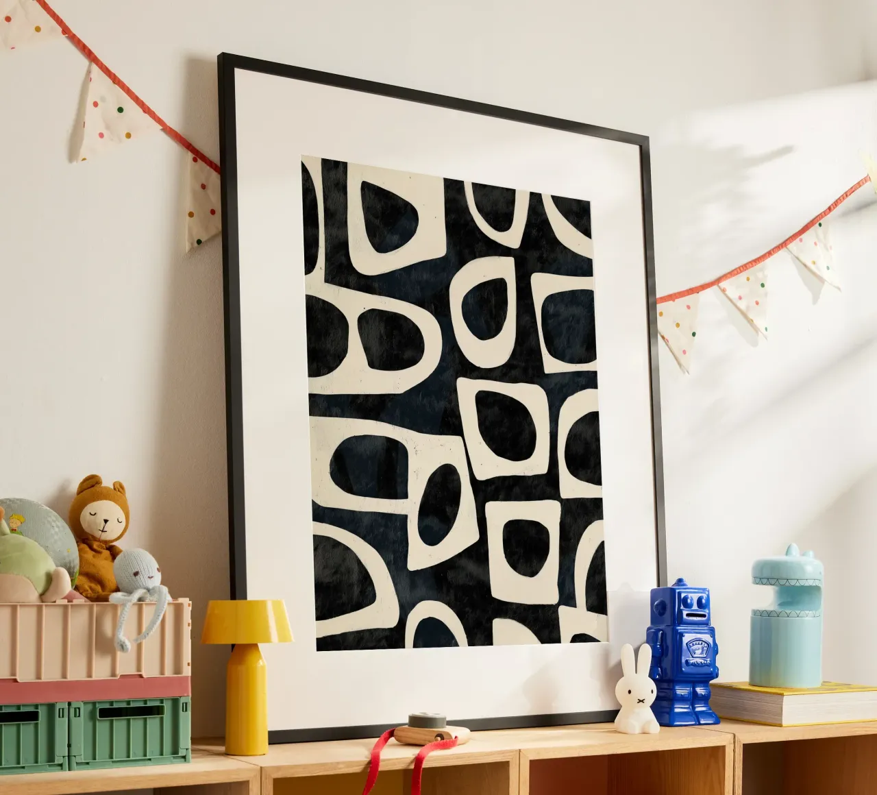 Shadowed Forms poster by Nadjaa