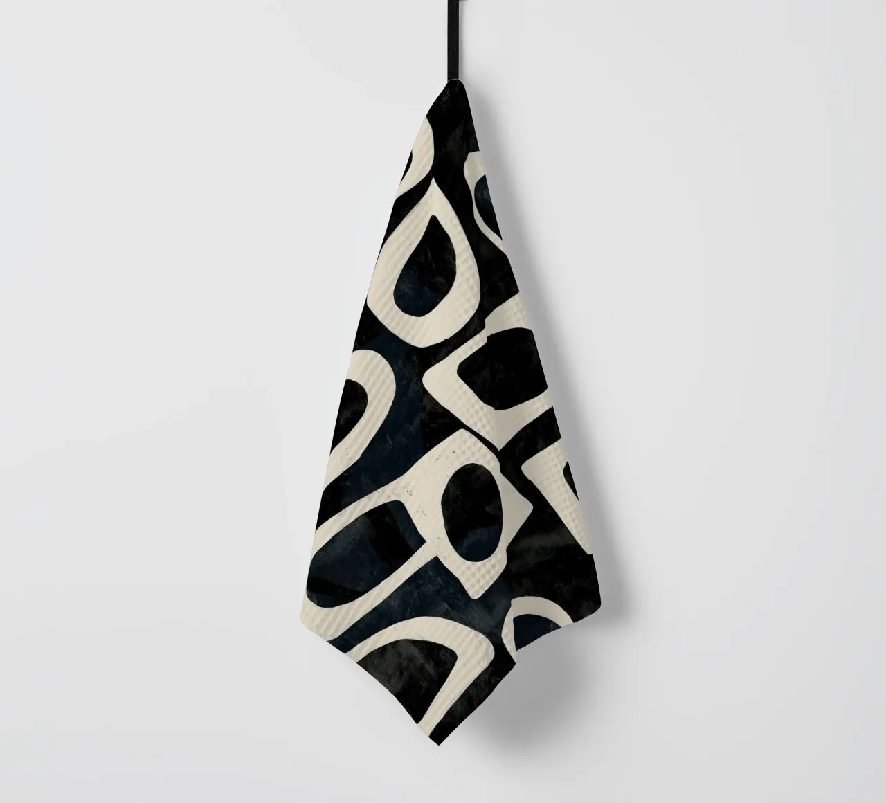 Shadowed Forms tea towel by Nadjaa