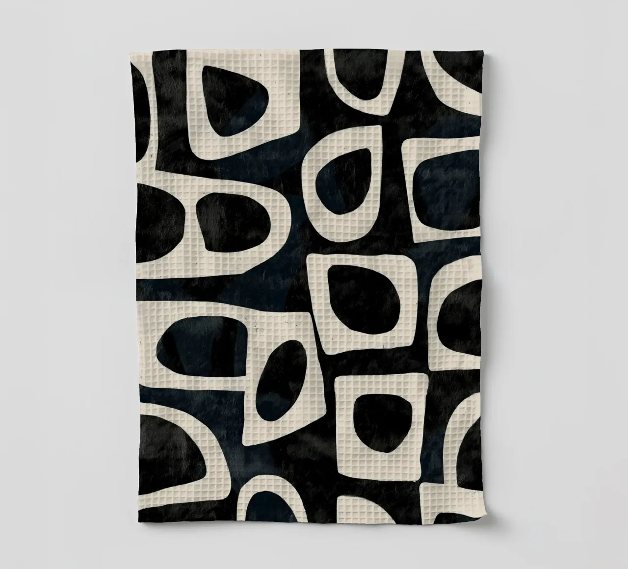 Shadowed Forms tea towel by Nadjaa