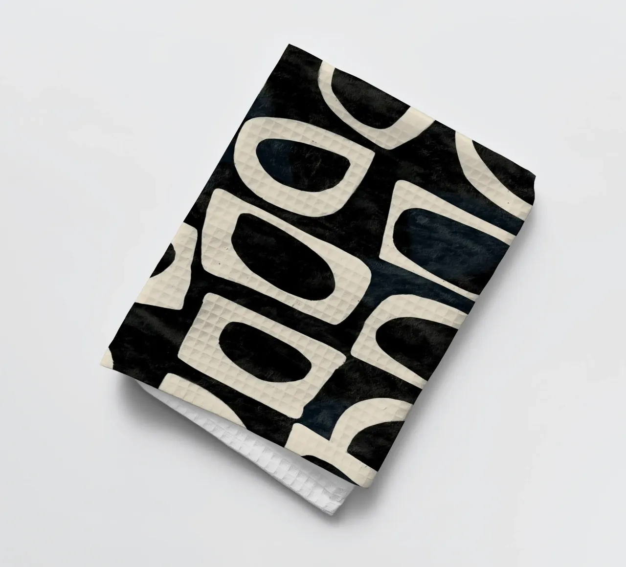 Shadowed Forms tea towel by Nadjaa