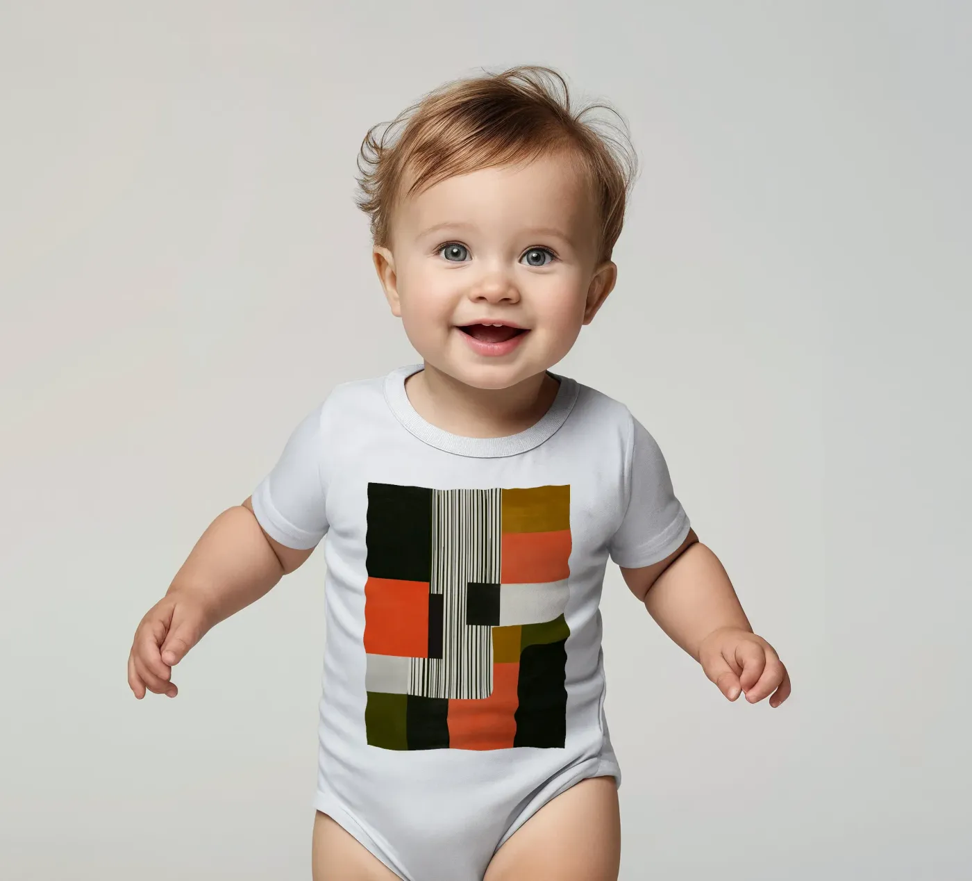 Orange Interval body bébé de Nadjaa