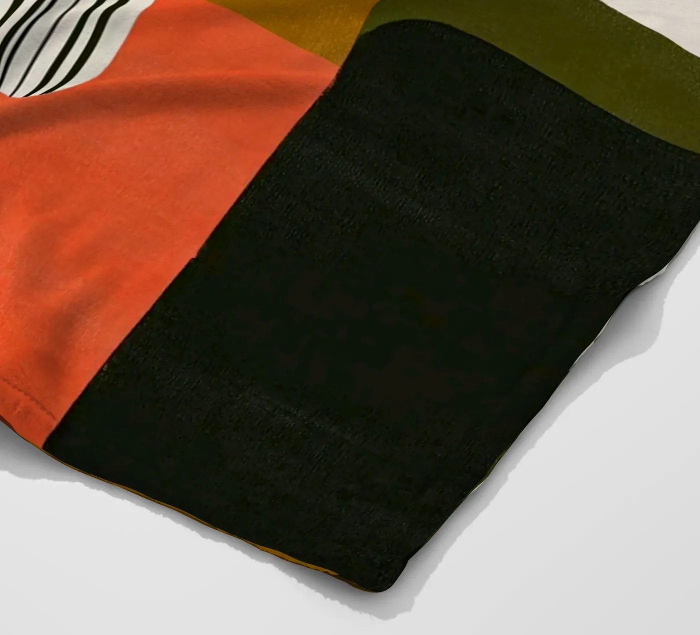 Orange Interval fleecedeken van Nadjaa