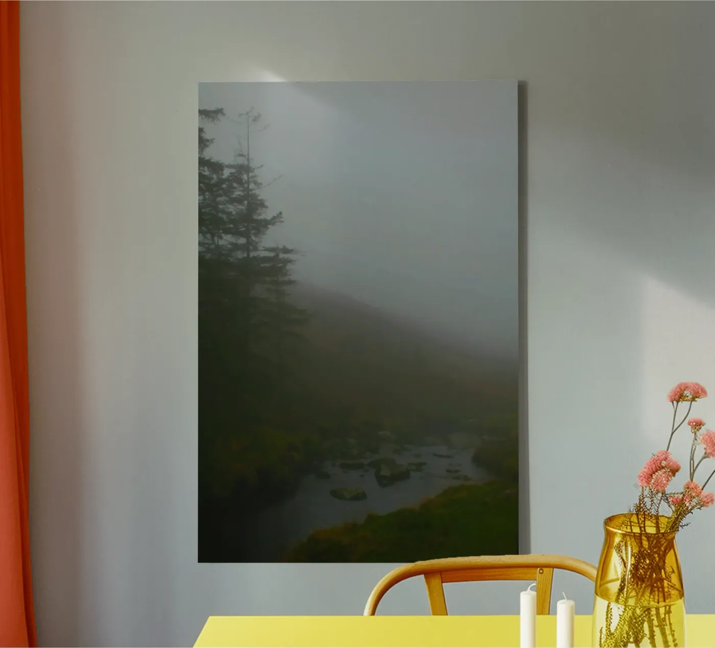 River canvas by Lise Ruault