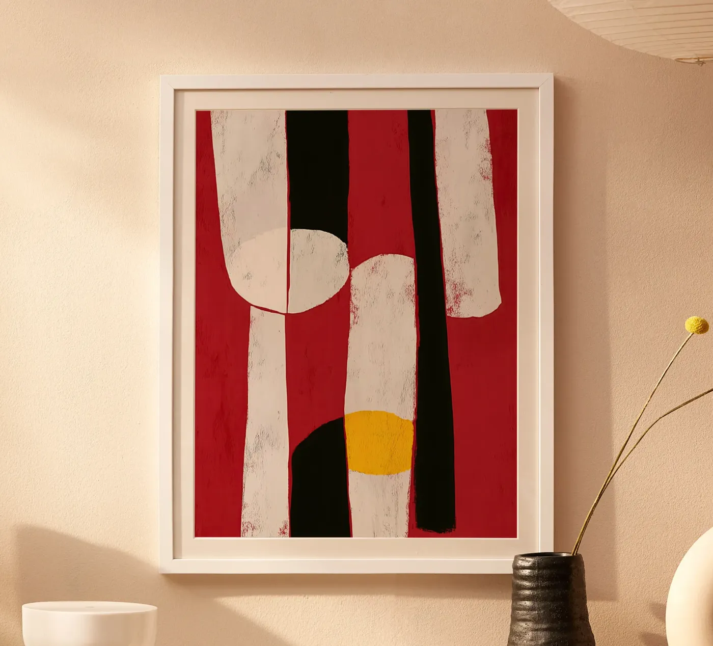 Red Interval poster by Nadjaa