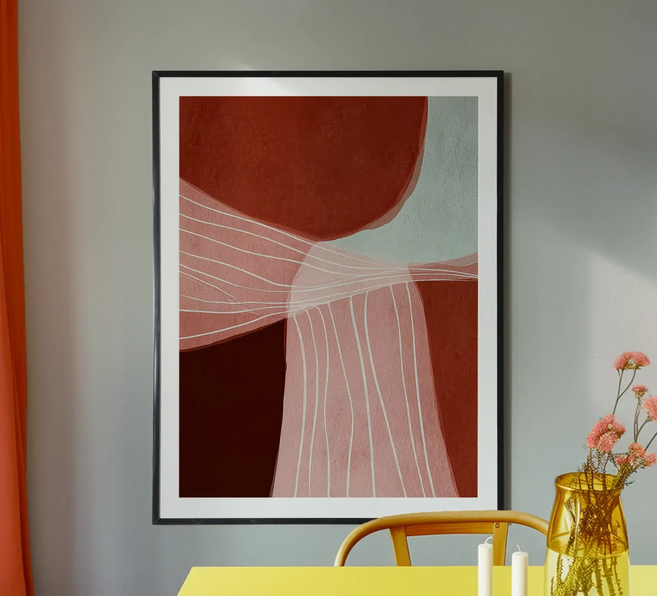 Earthen Flow poster da Nadjaa