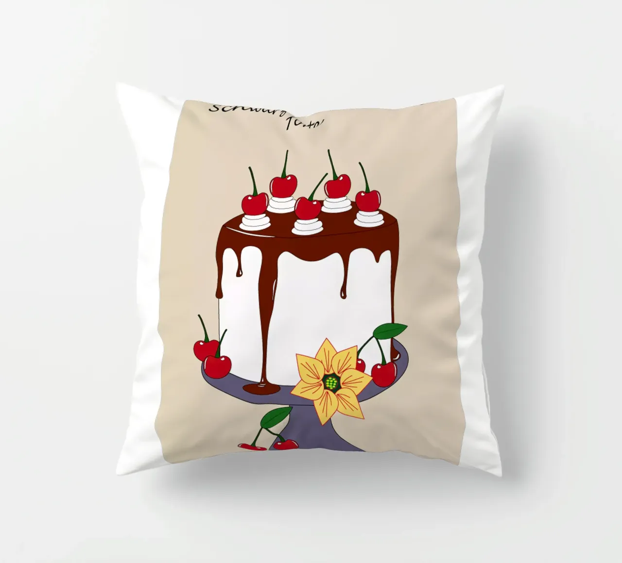 Gateau della Foresta Nera cuscino da SunflowerDE