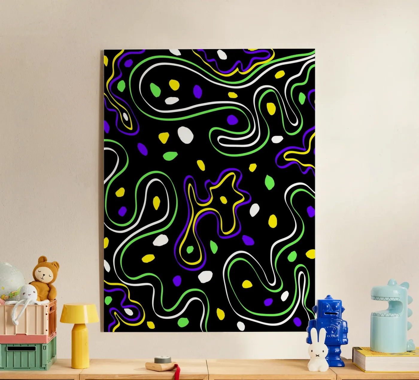 Confetti Acryl-Glas von Simplicity