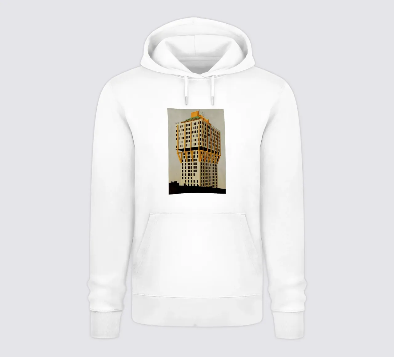 Velasca Tower felpa con cappuccio da Giordano Poloni