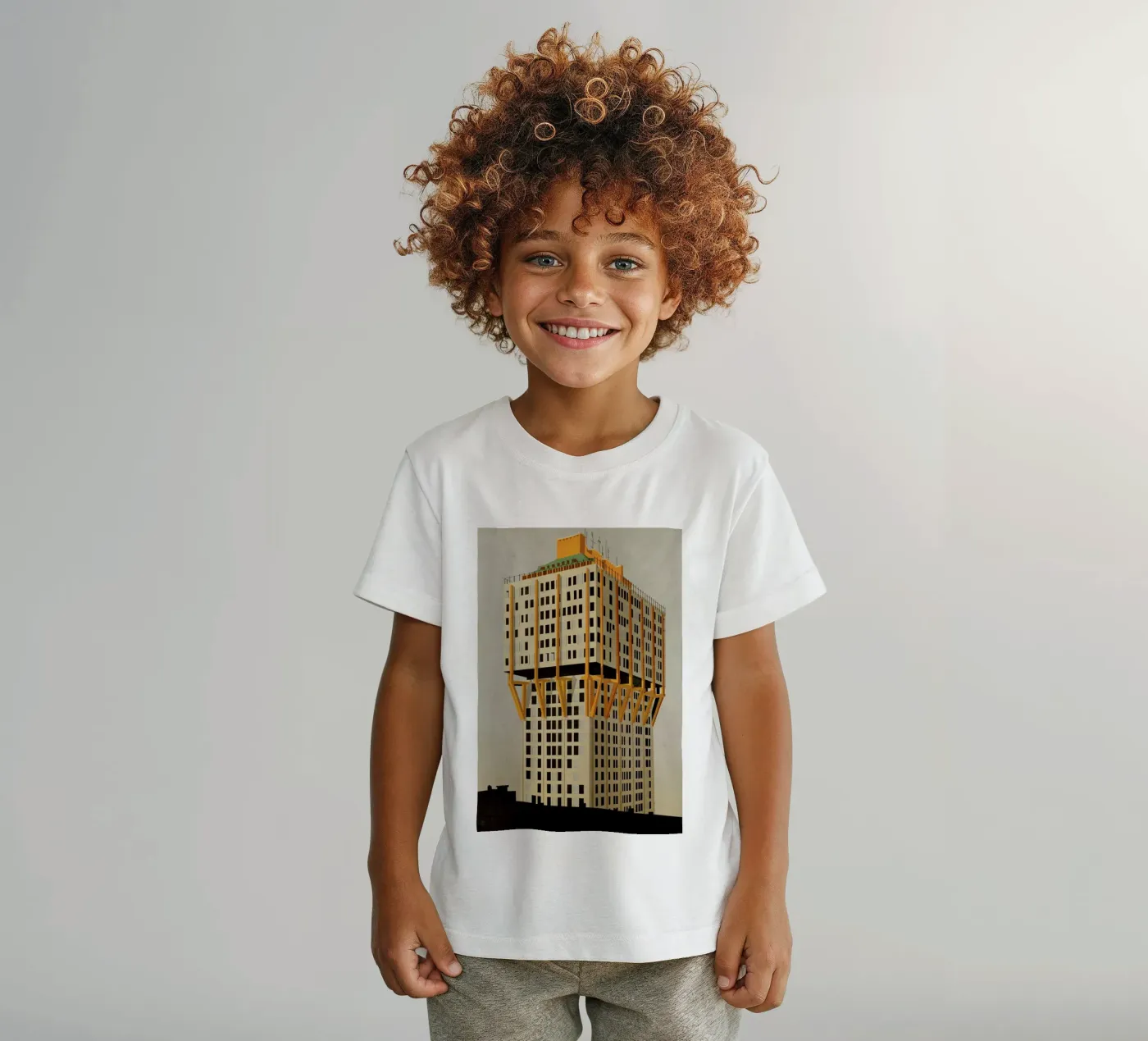 Velasca Tower t-shirt bambini da Giordano Poloni