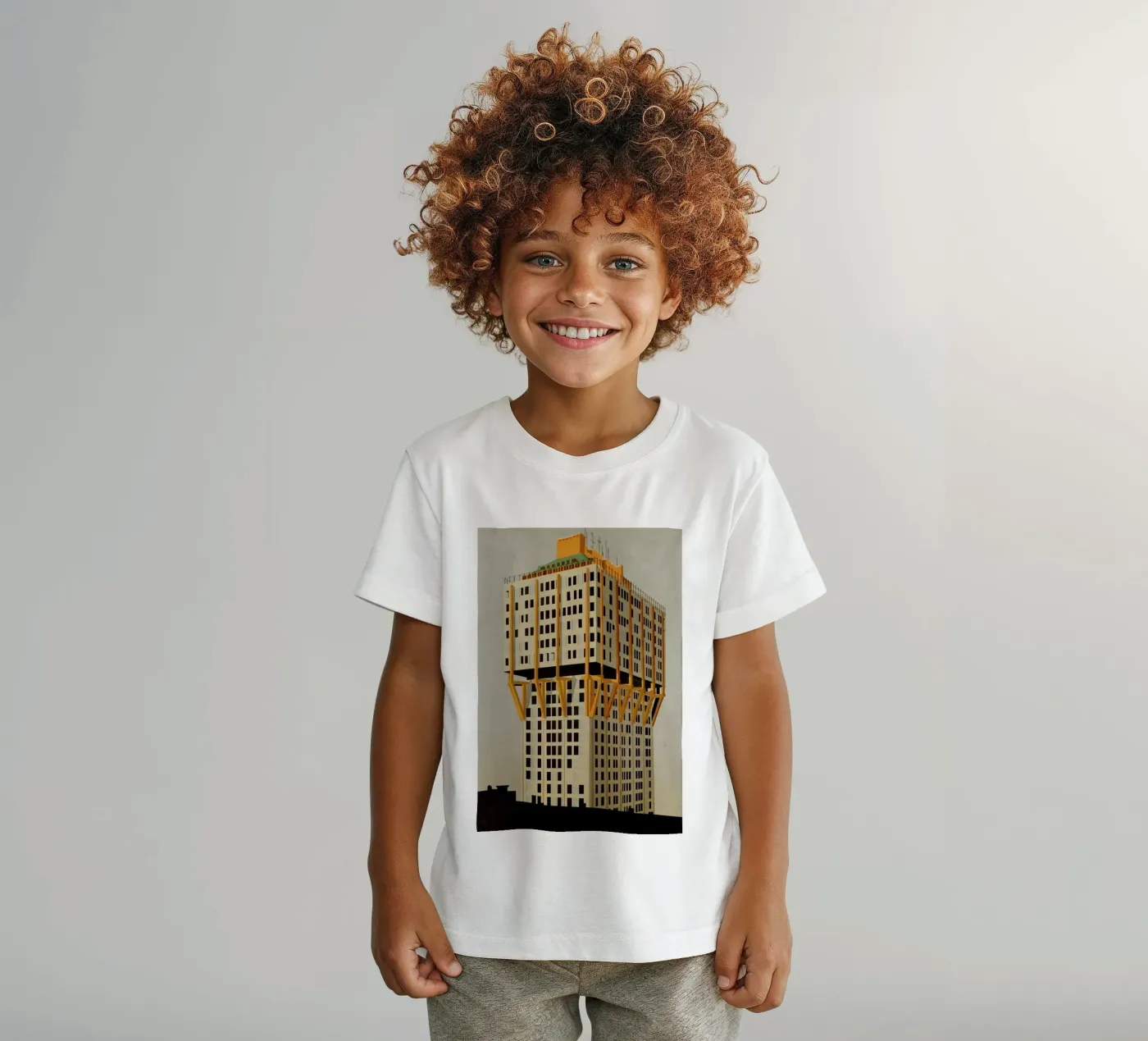 Velasca Tower t-shirt bambini da Giordano Poloni