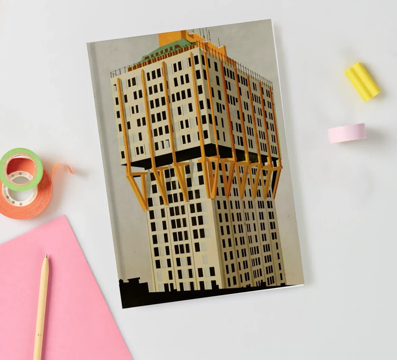Velasca Tower notebook by Giordano Poloni