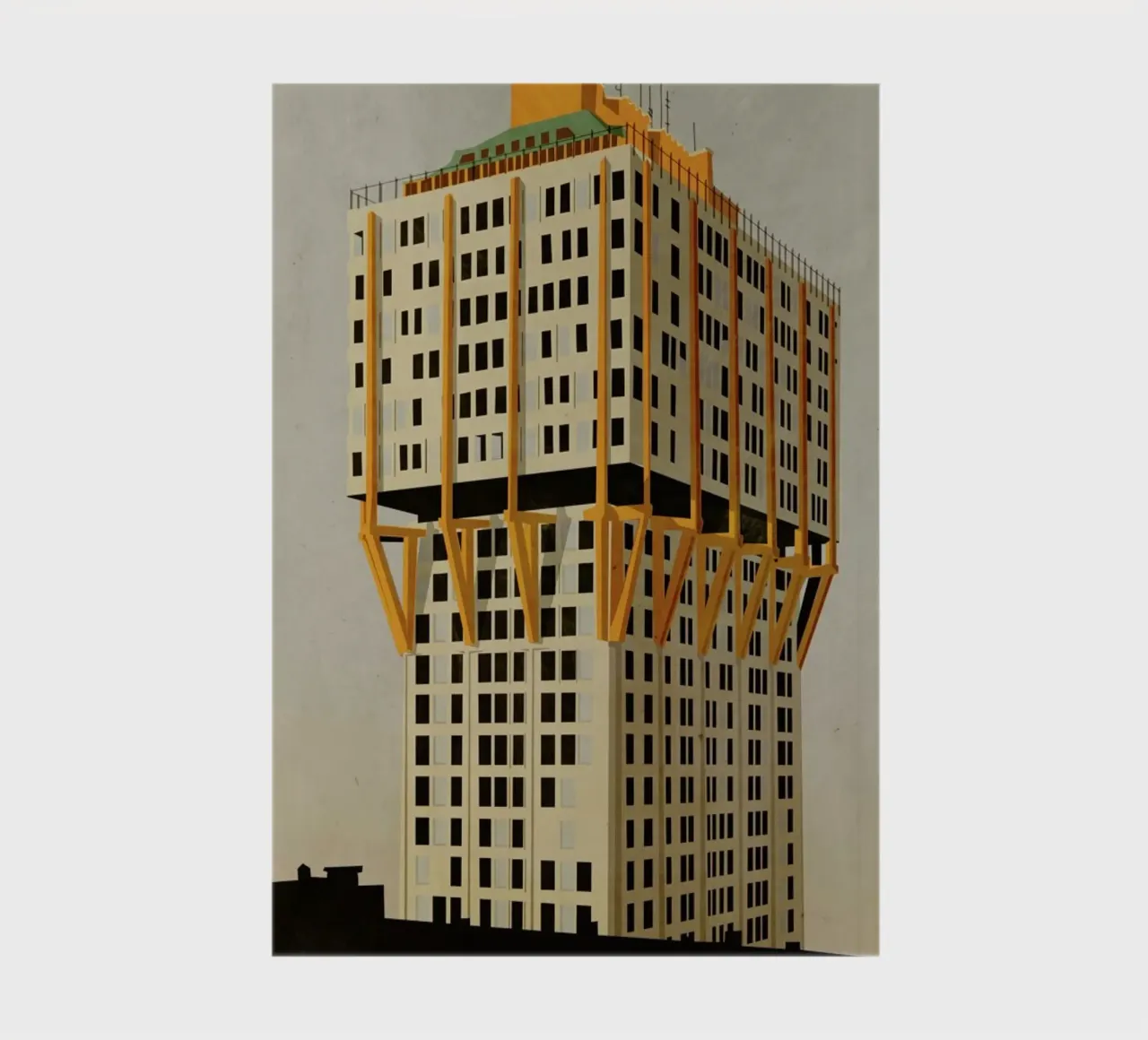 Velasca Tower notebook by Giordano Poloni