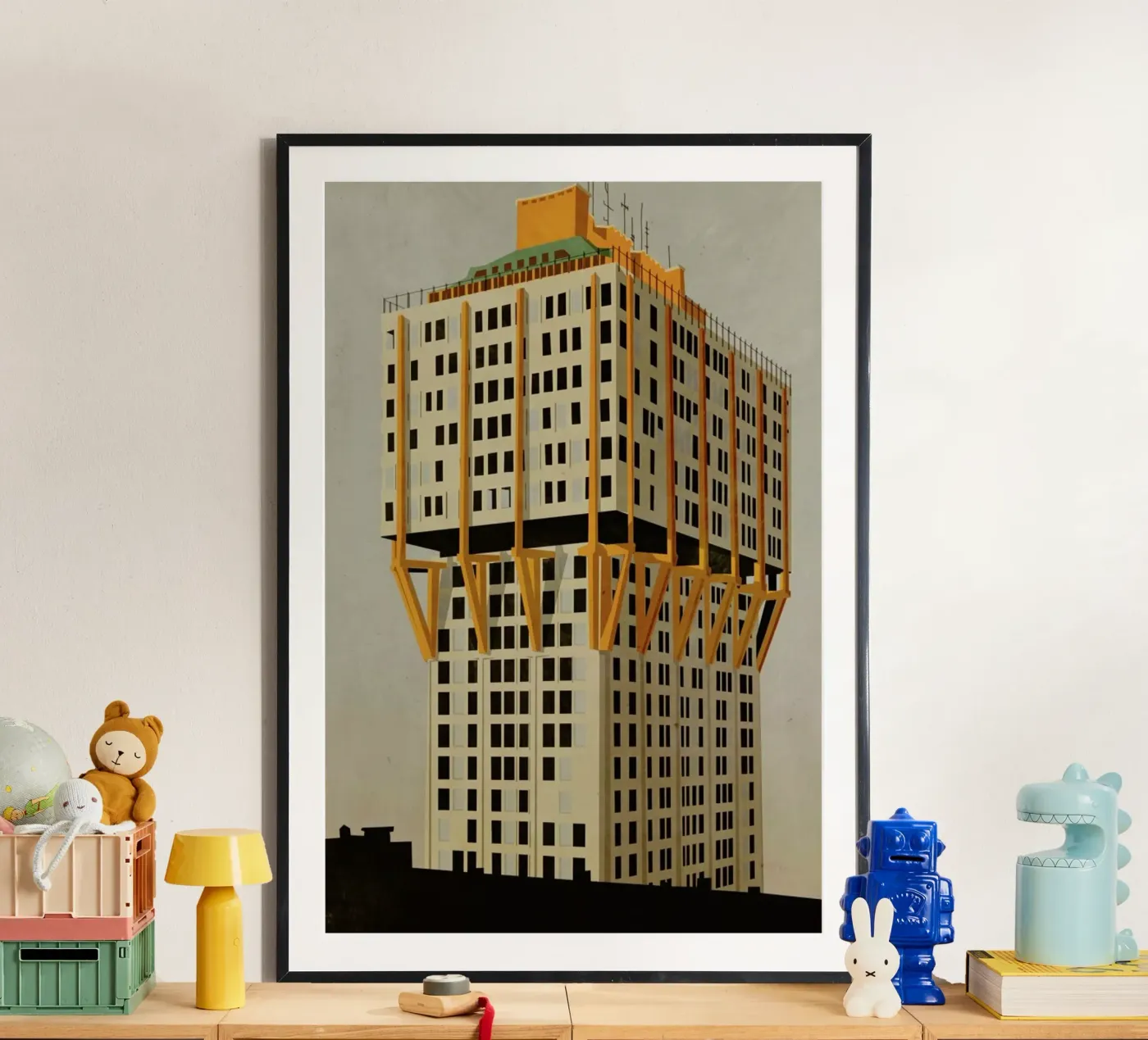 Velasca Tower poster by Giordano Poloni