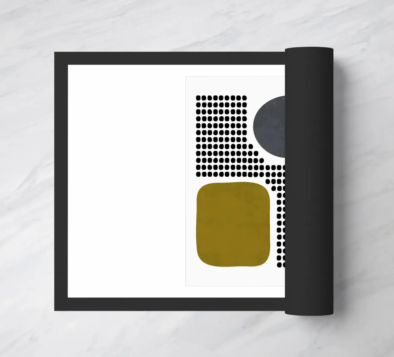 Pixelated Harmony doormat by Sun Flower