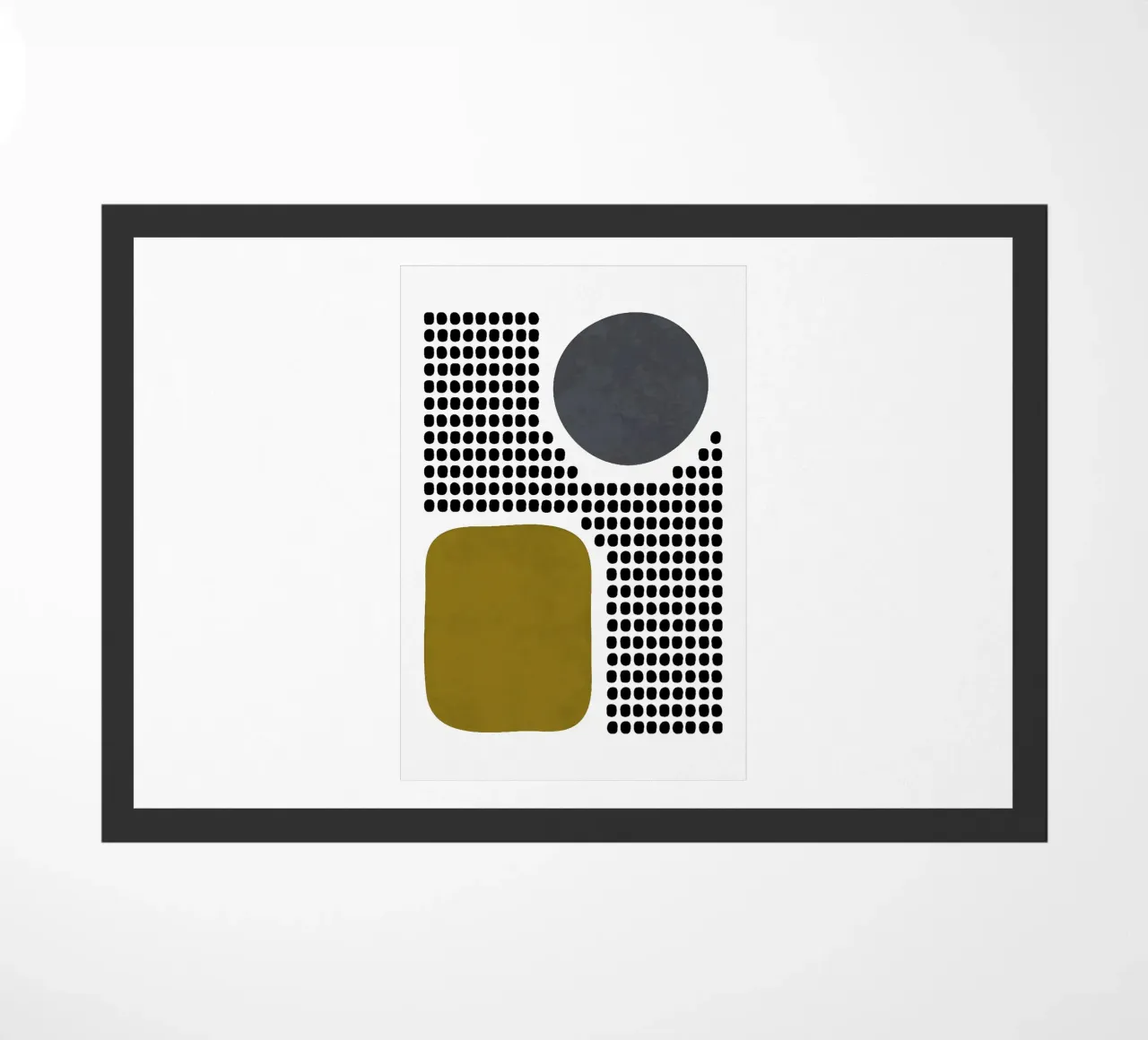 Pixelated Harmony doormat by Sun Flower