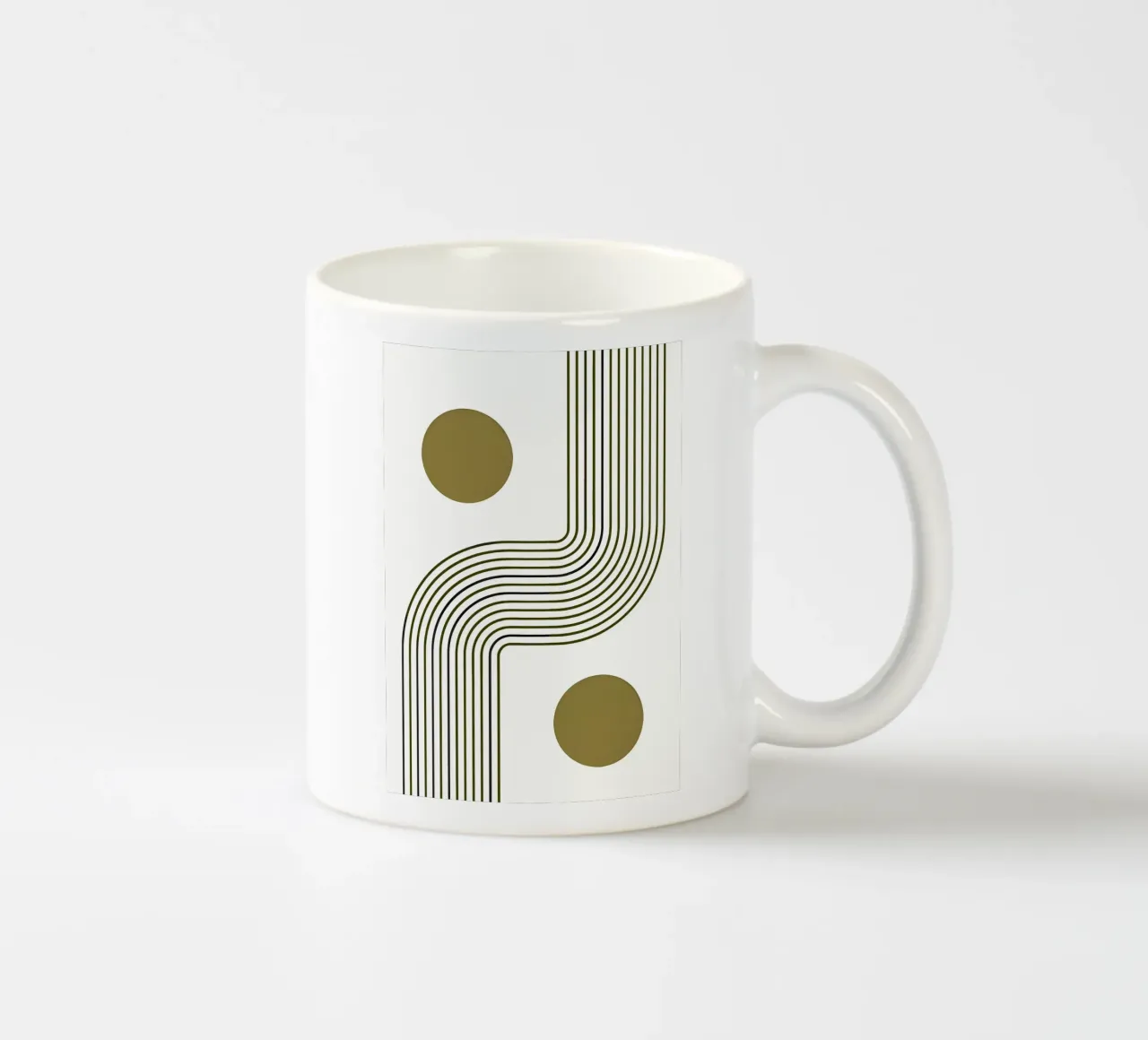 Harmonic Path ceramic mug by Sun Flower