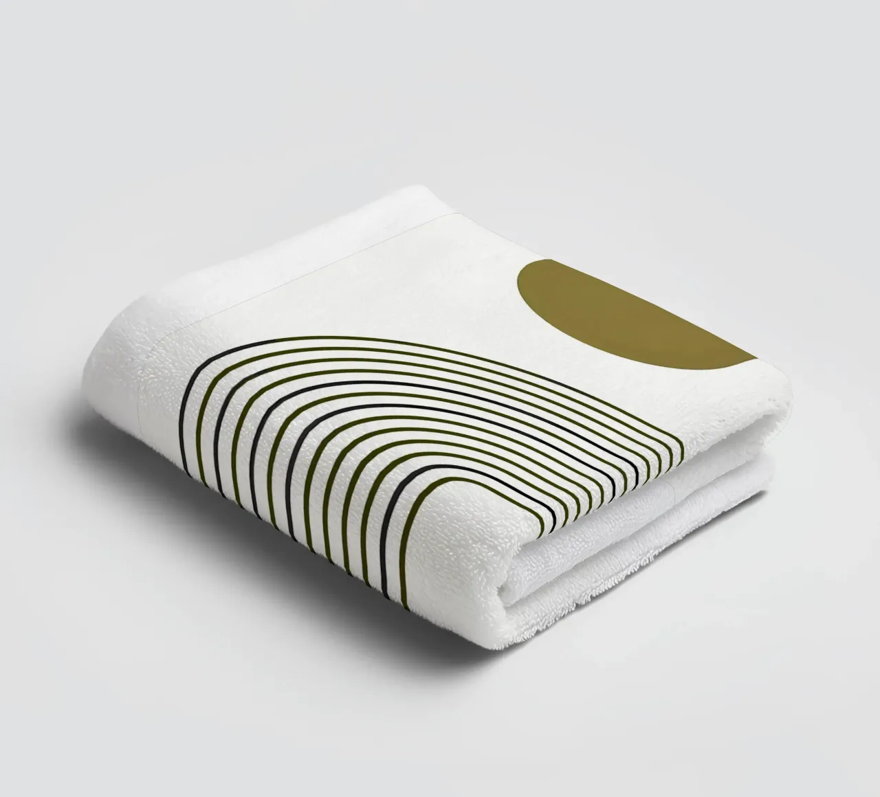 Harmonic Path towel by Sun Flower