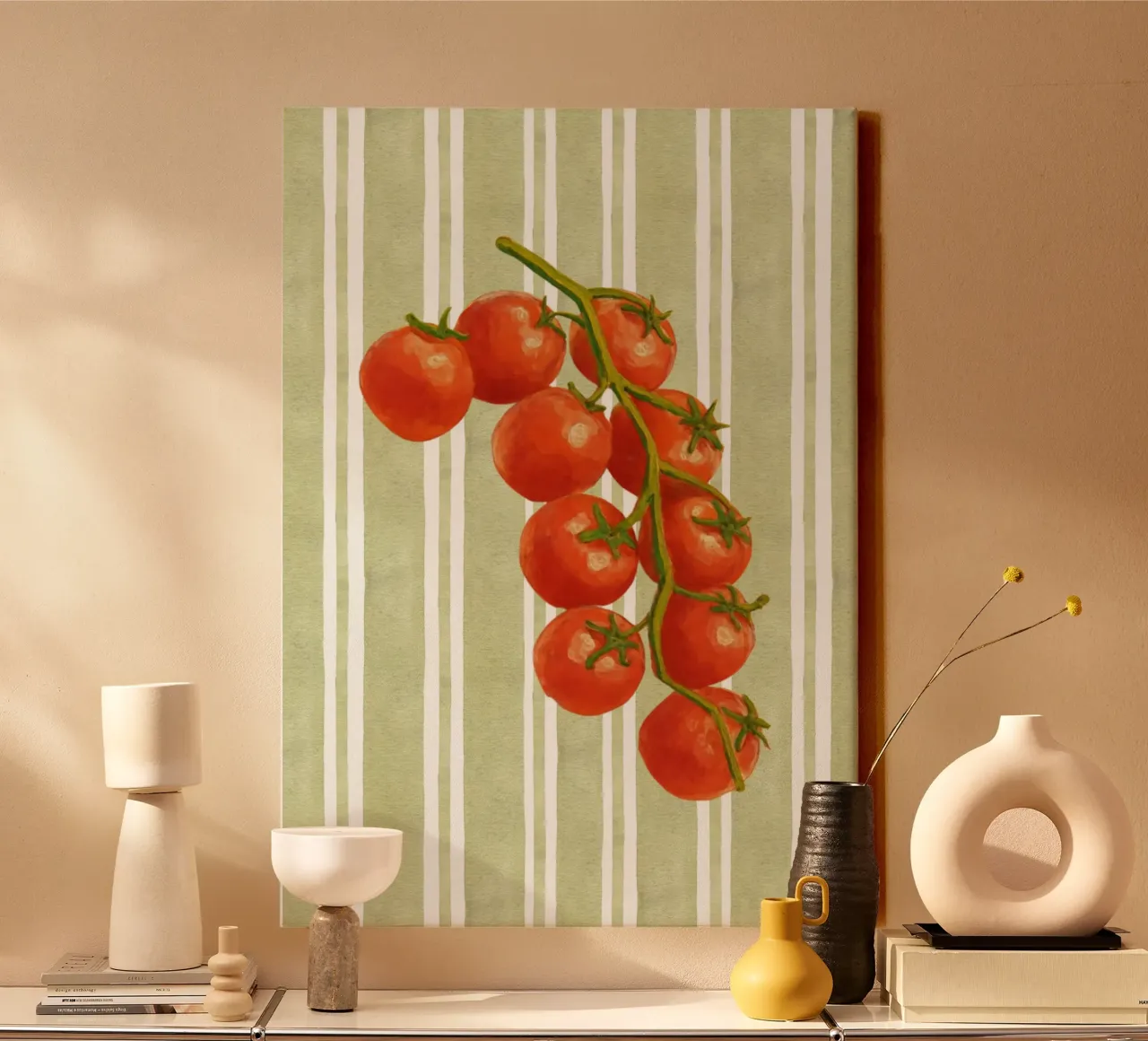 Cherry tomatoes tela da Funkydays