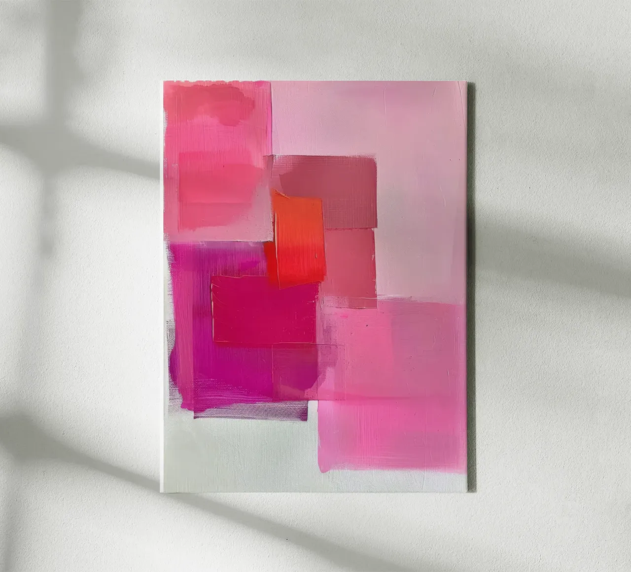 Blush Composition canvas van Mosaic Dialogue