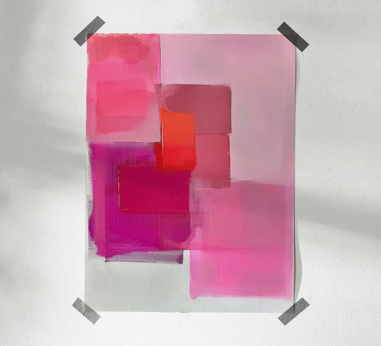 Blush Composition poster van Mosaic Dialogue