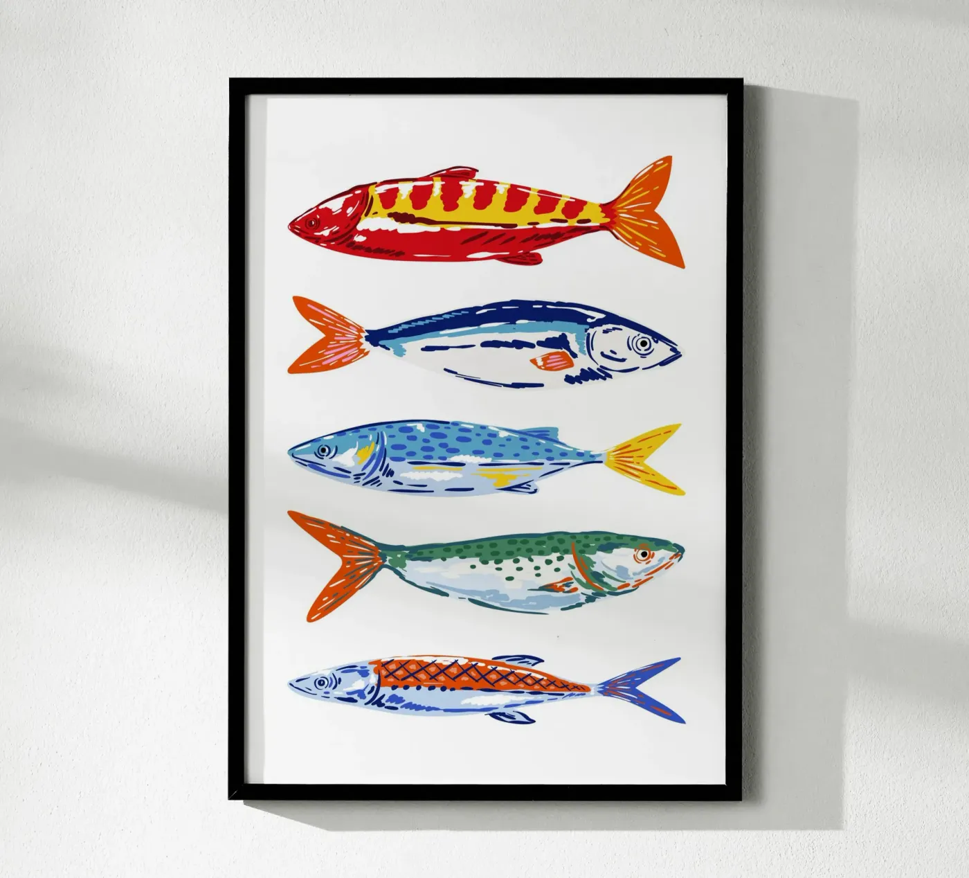 Fish Fish poster da Funkydays