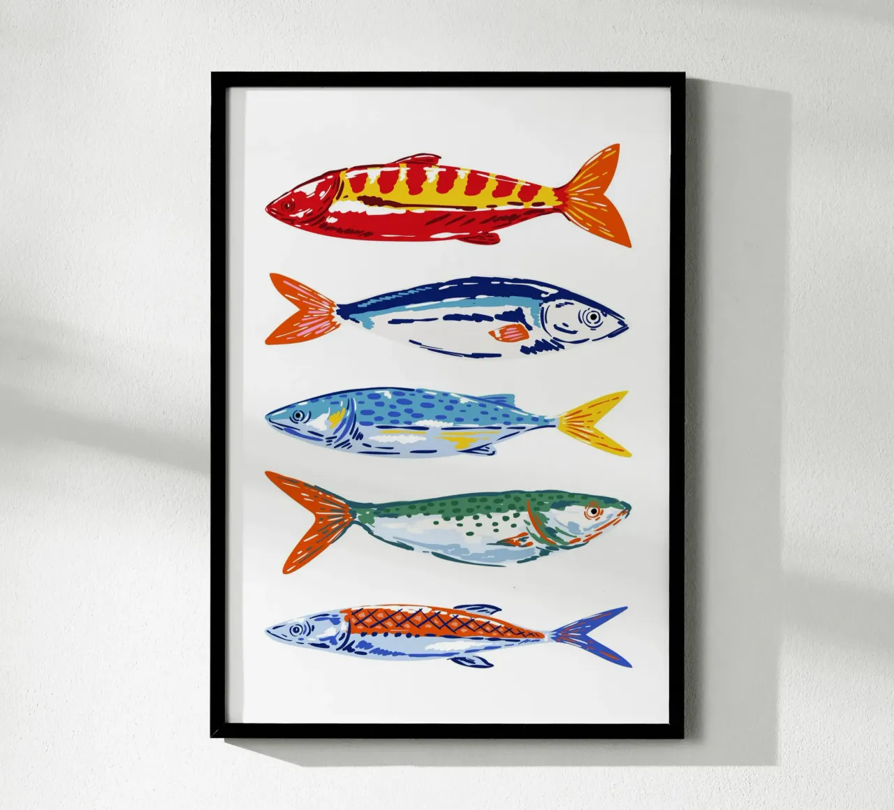 Fish Fish poster by Funkydays