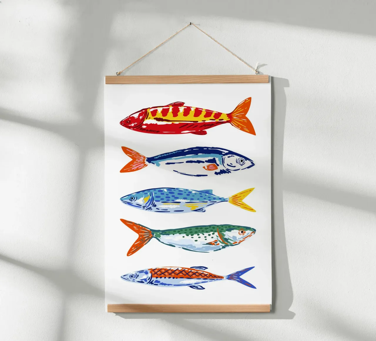 Fish Fish poster by Funkydays