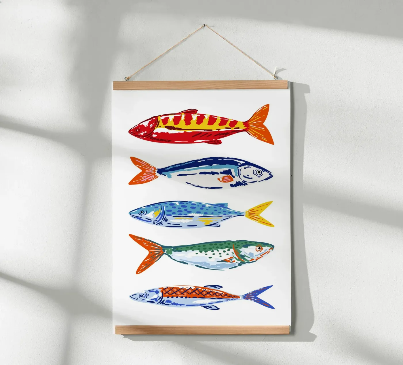Fish Fish poster da Funkydays