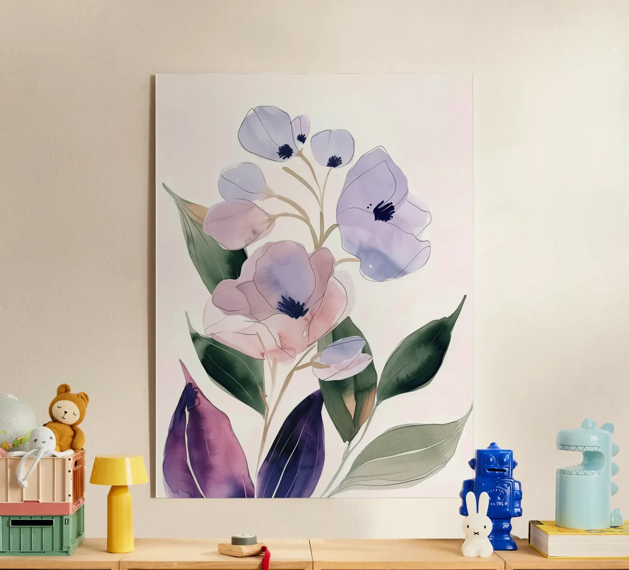 Soft Lilac Bloom plexiglass da softsoul
