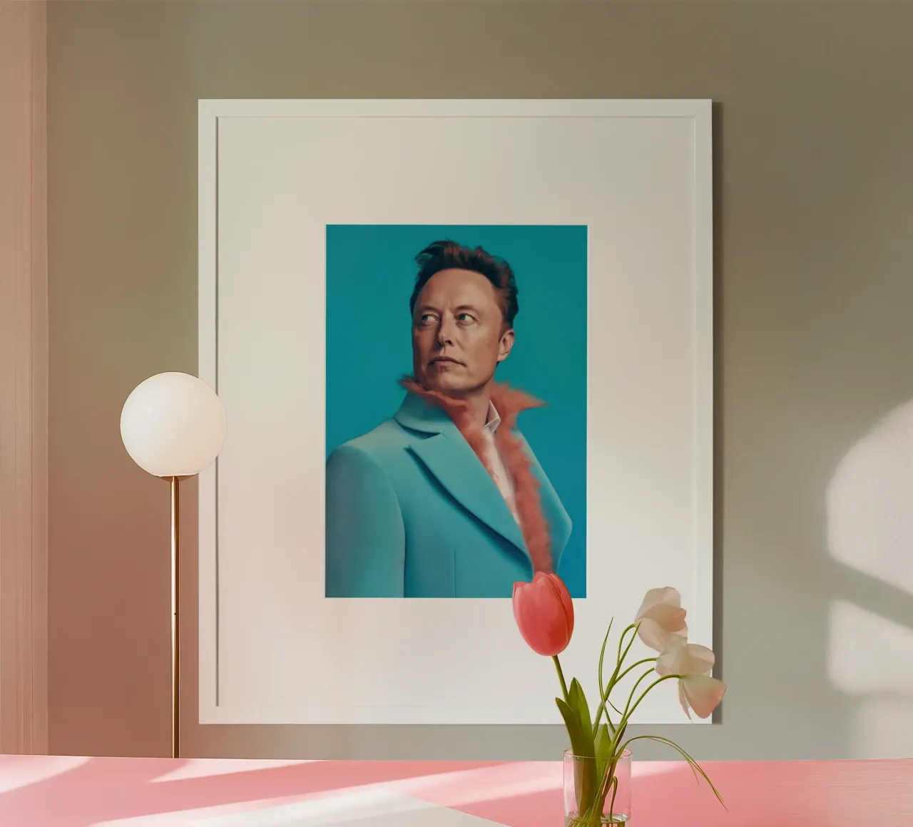Elon Musk Fashion Art poster da Lootprint
