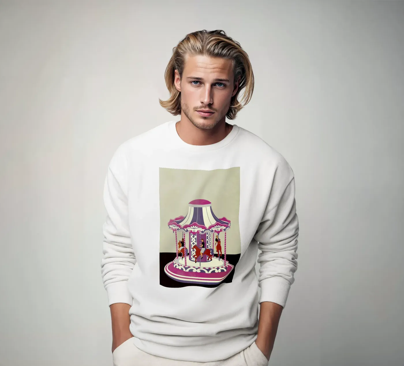 Carousel felpa da Giordano Poloni