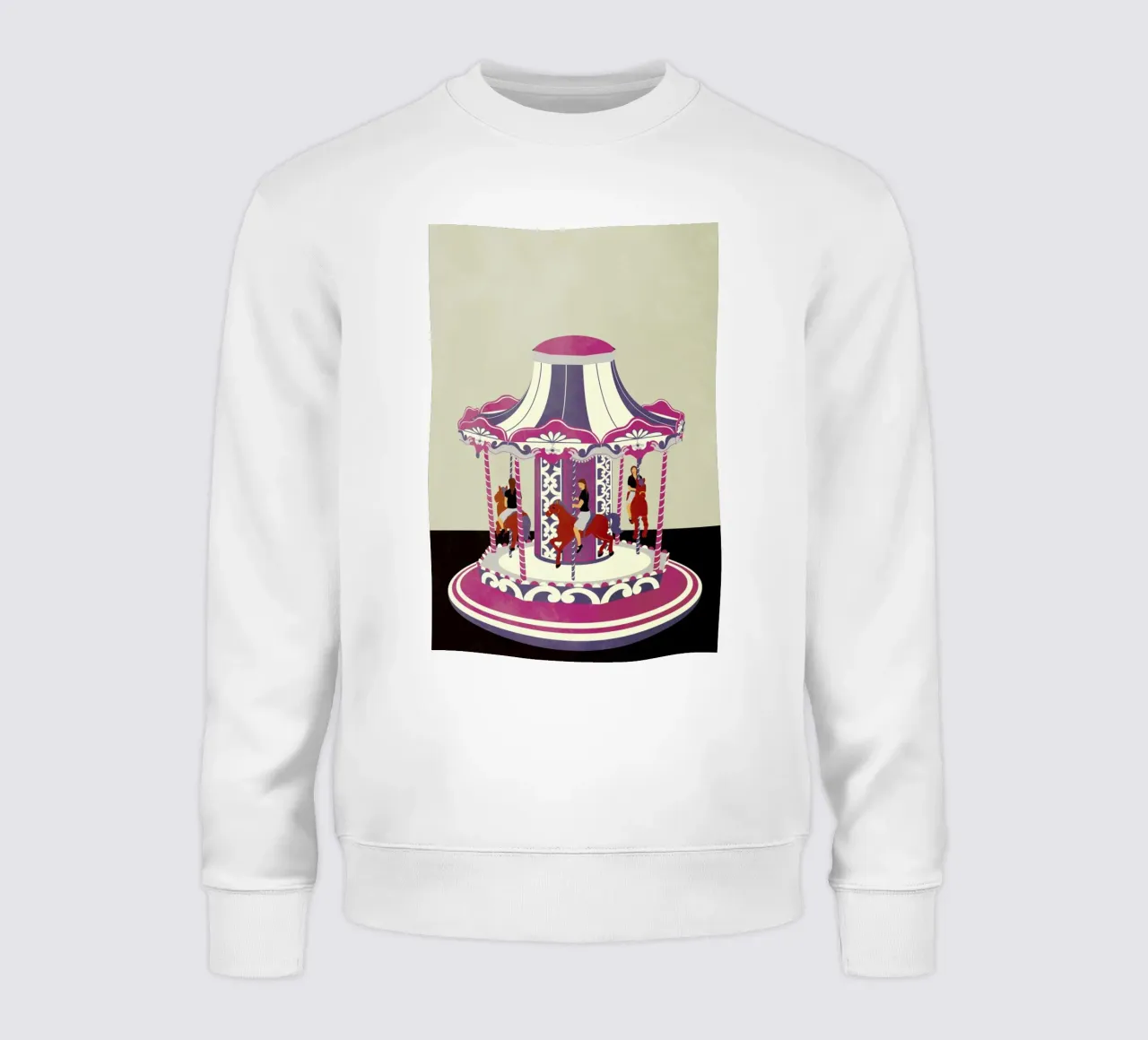 Carousel sweatshirt by Giordano Poloni