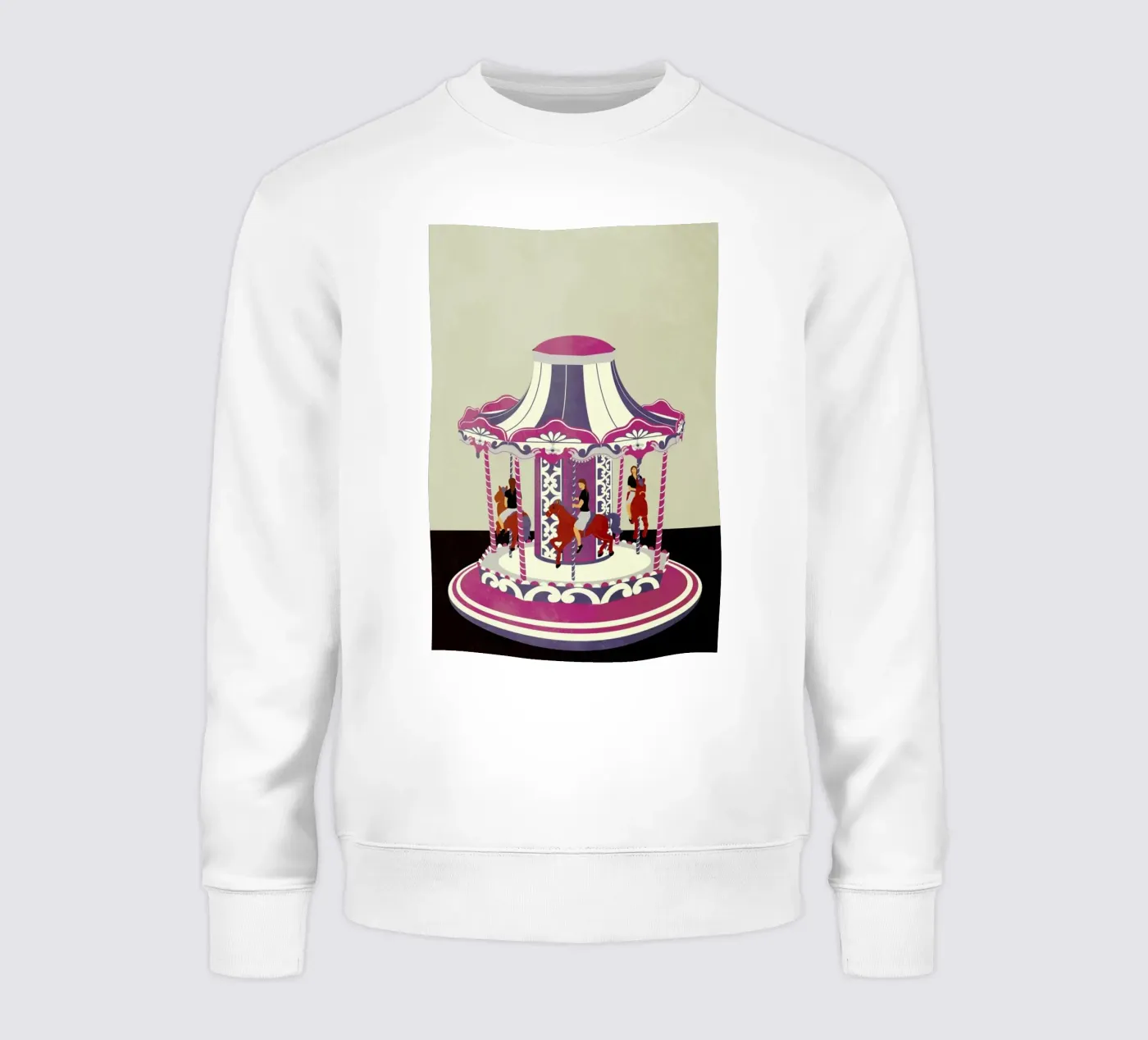 Carousel sweatshirt by Giordano Poloni