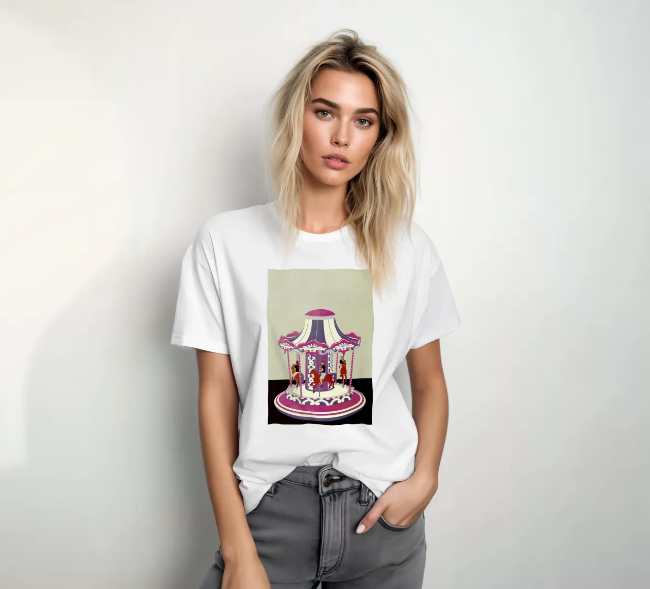 Carousel t-shirt da Giordano Poloni