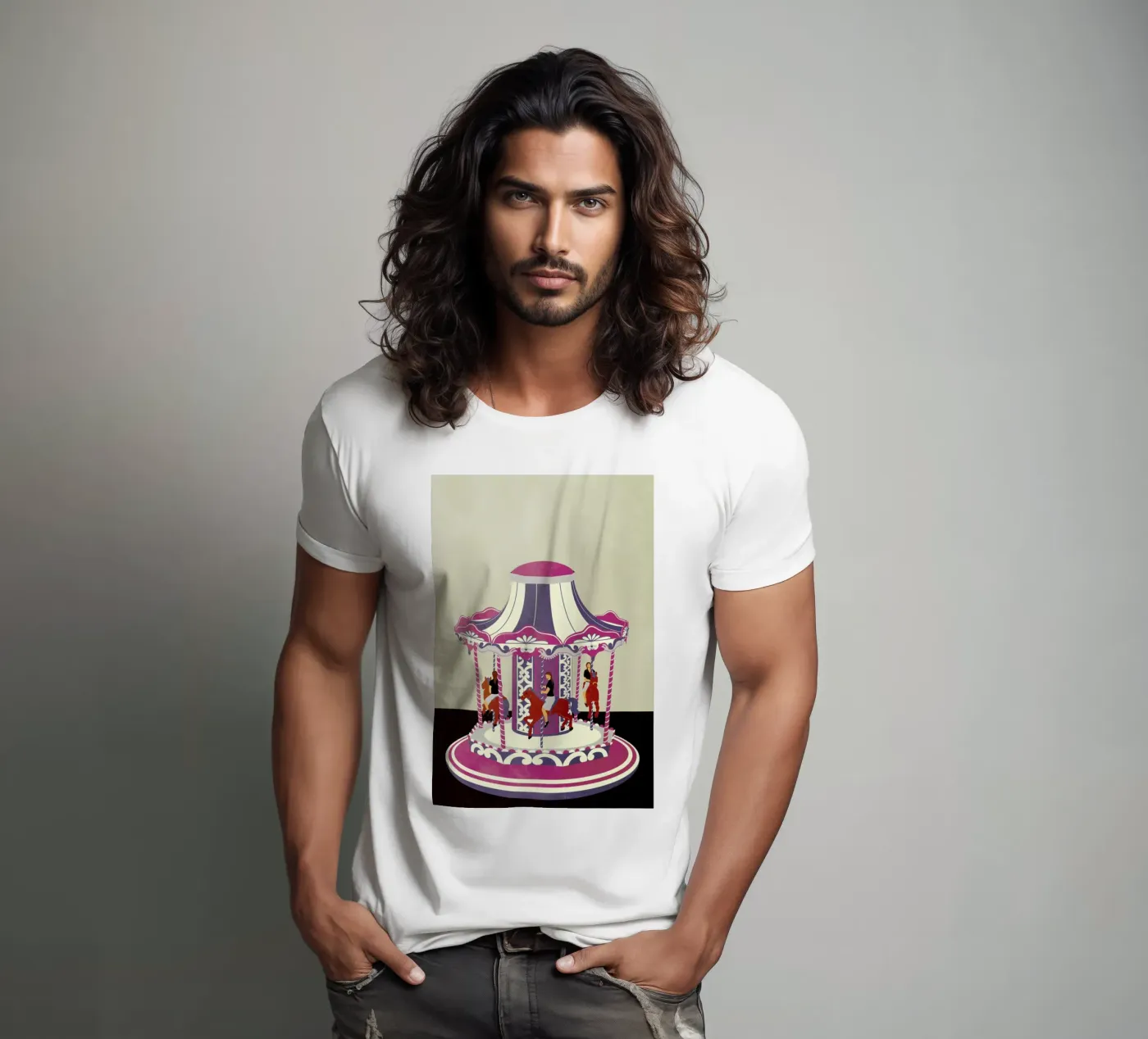 Carousel t-shirt da Giordano Poloni