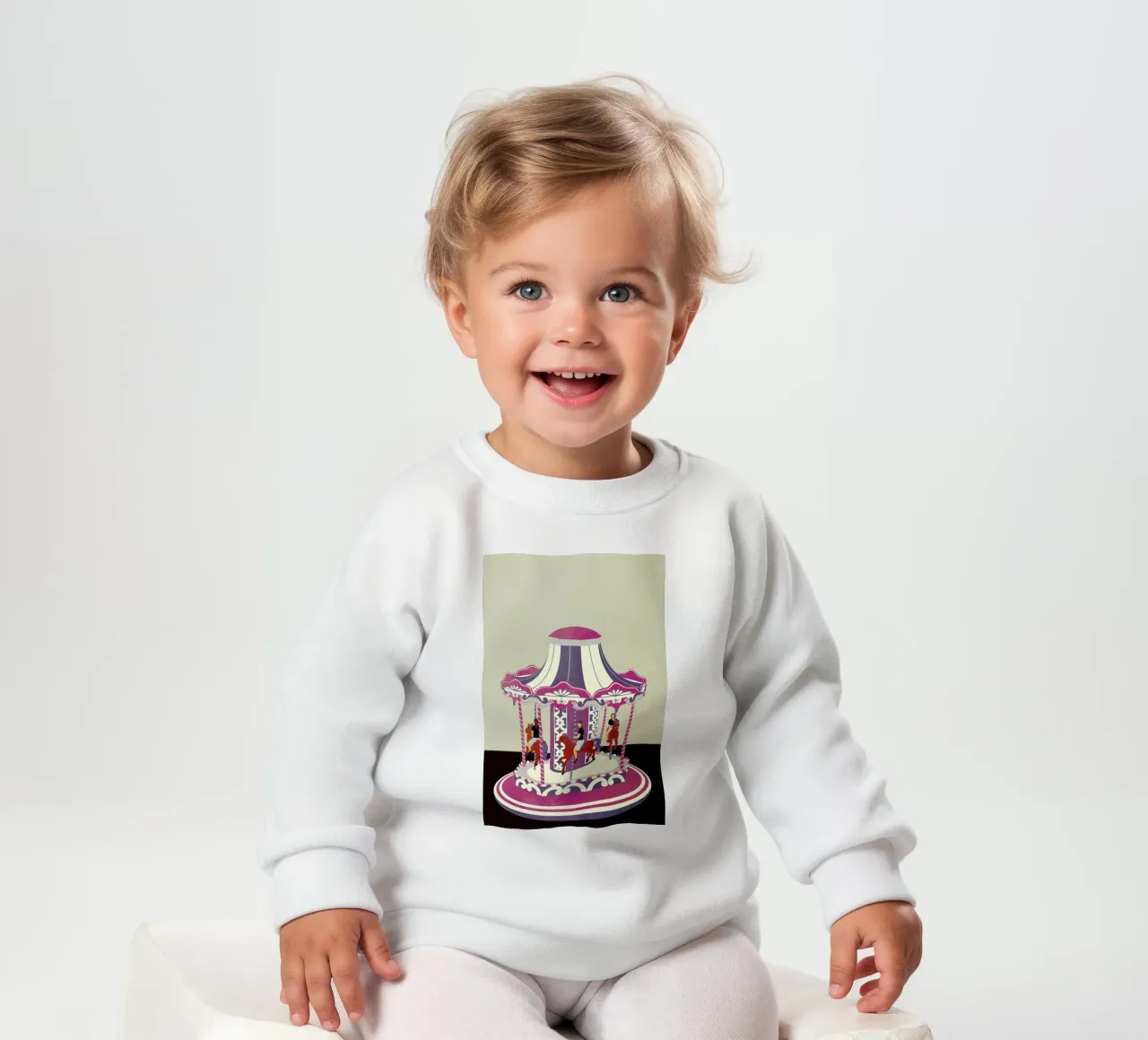 Carousel felpa neonato da Giordano Poloni