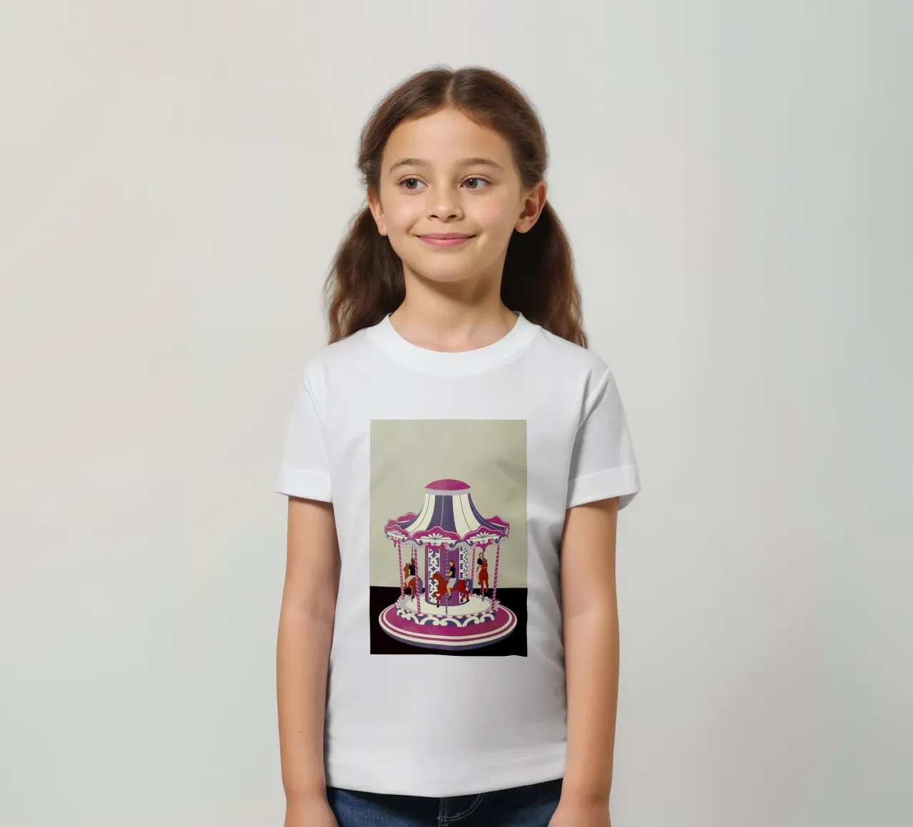 Carousel t-shirt bambini da Giordano Poloni