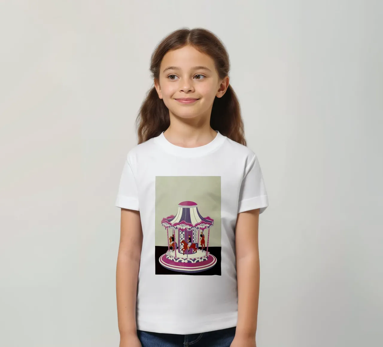 Carousel t-shirt bambini da Giordano Poloni