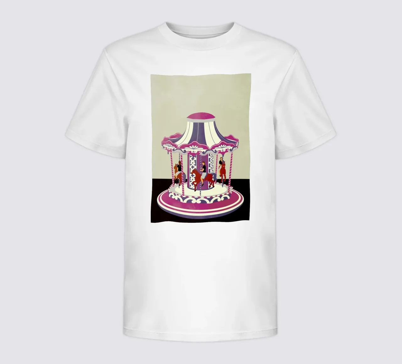 Carousel t-shirt bambini da Giordano Poloni