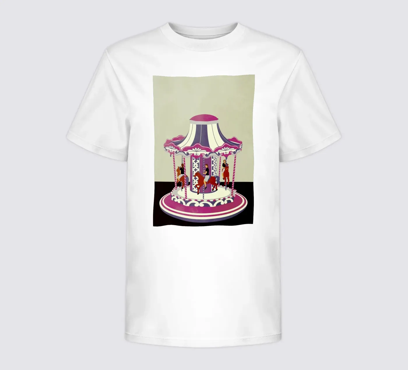 Carousel t-shirt bambini da Giordano Poloni