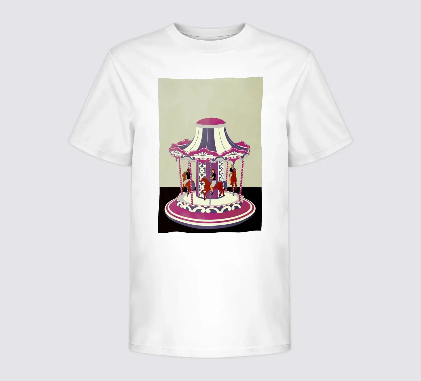 Carousel kinder t-shirt van Giordano Poloni