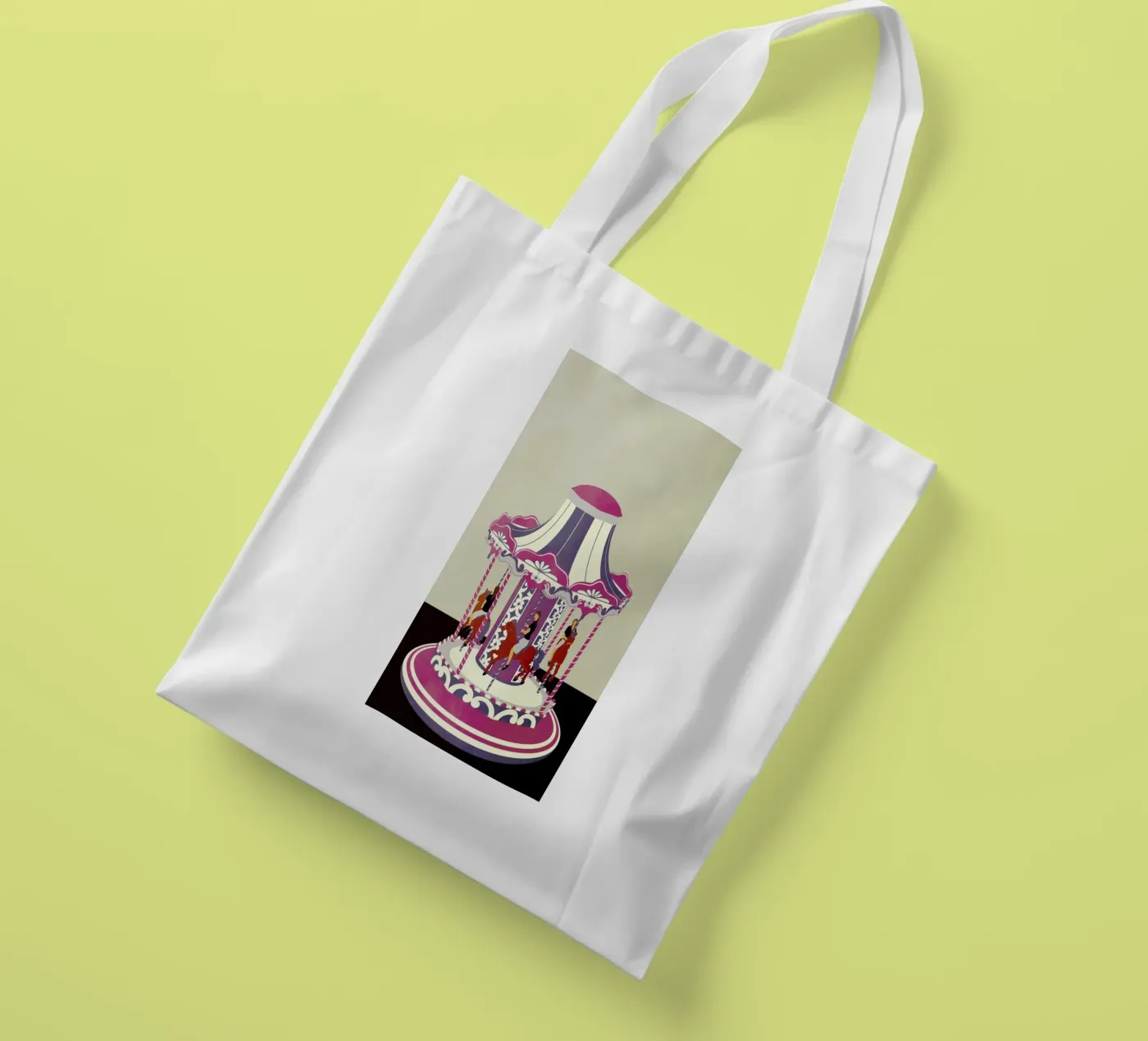 Carousel tote bag by Giordano Poloni