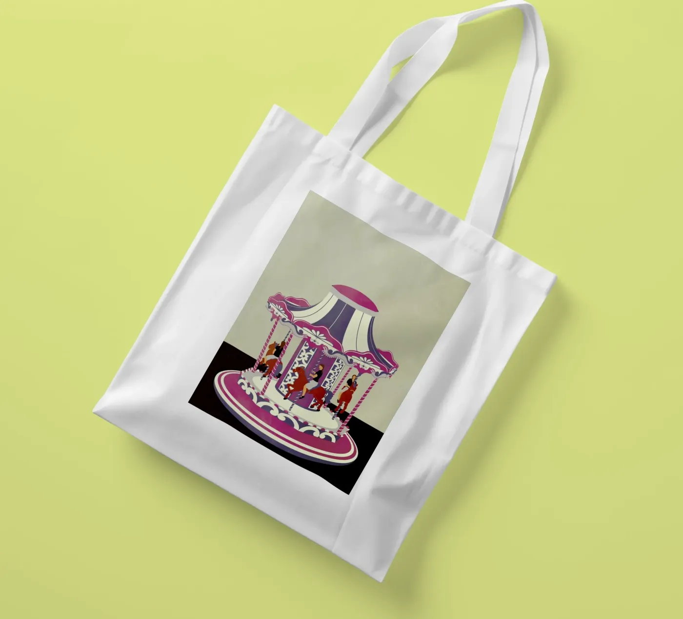 Carousel tote bag by Giordano Poloni