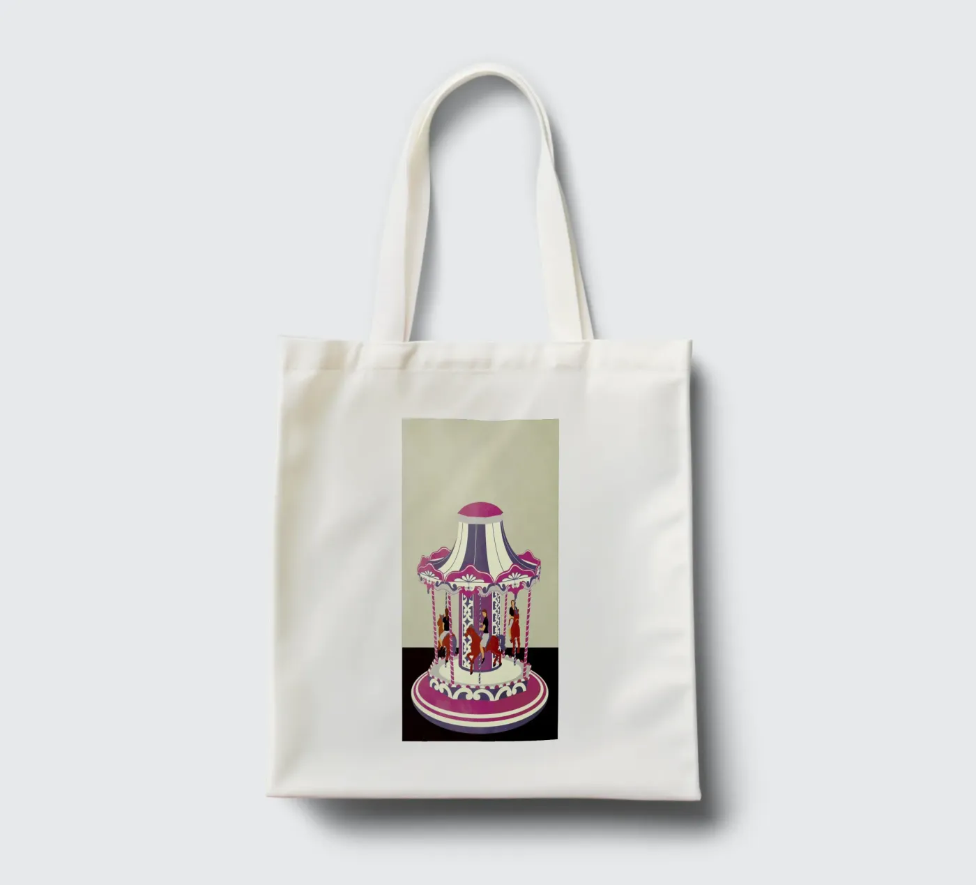 Carousel tote bag by Giordano Poloni